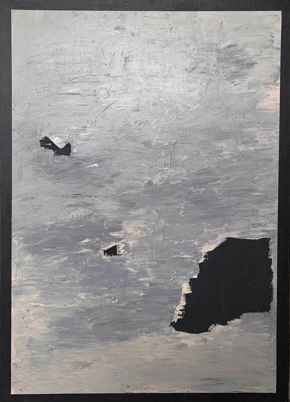 Akrylmålning Ocean rocks. av Josefin Pettersson