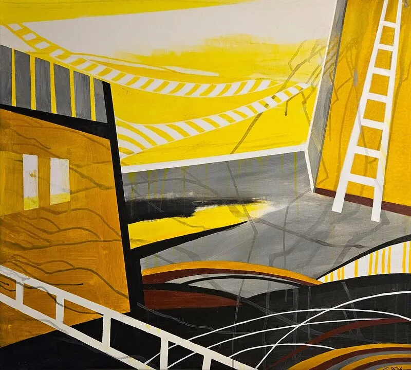 Akrylmålning Villfarelse I av Eva Friskman