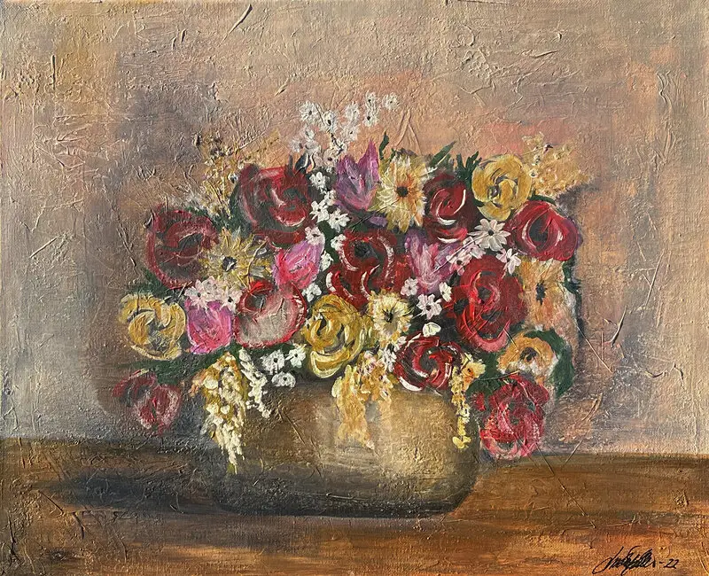 Akrylmålning av Linda Käller