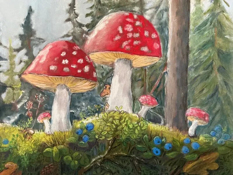 Tomten tittar fram av Anette Peltola