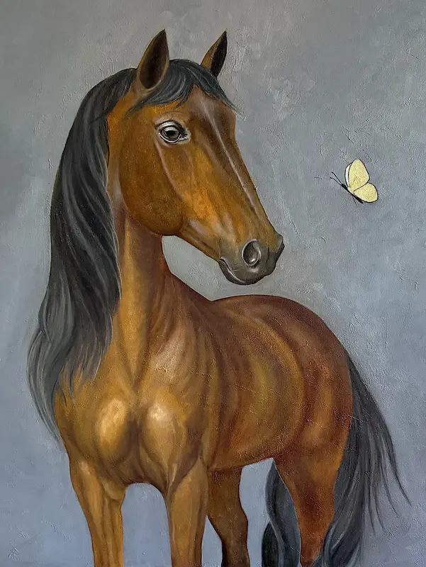 Oljemålning The Tender Moment av Isabella Hawliczek Binkowska