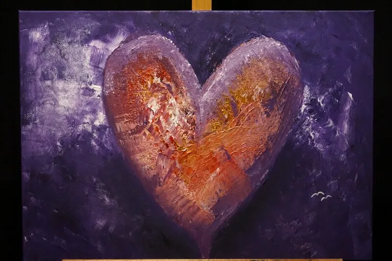 Akrylmålning av Eddie Rudolfsson