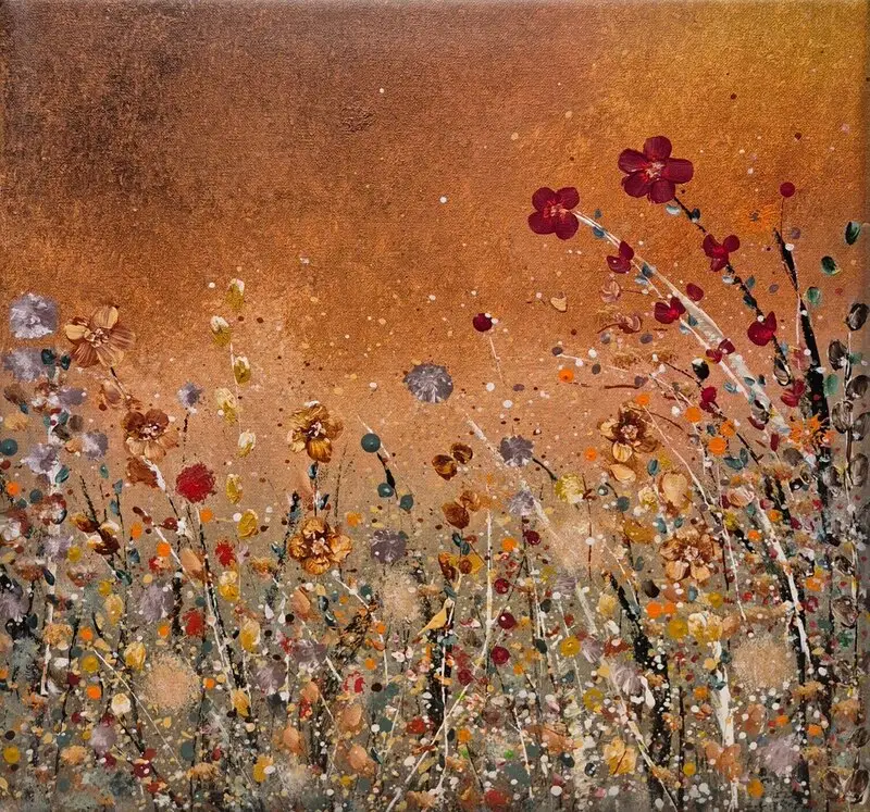 Akrylmålning Höst av Catrine Karpati