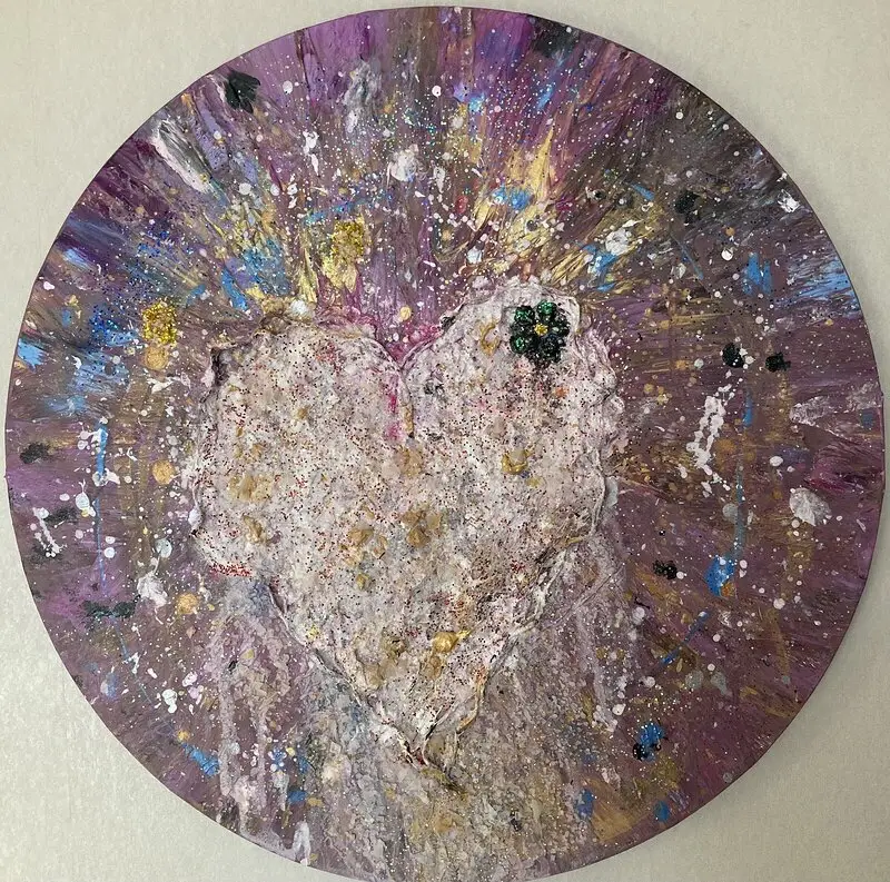 Flower in the heart av Erika Almqvist