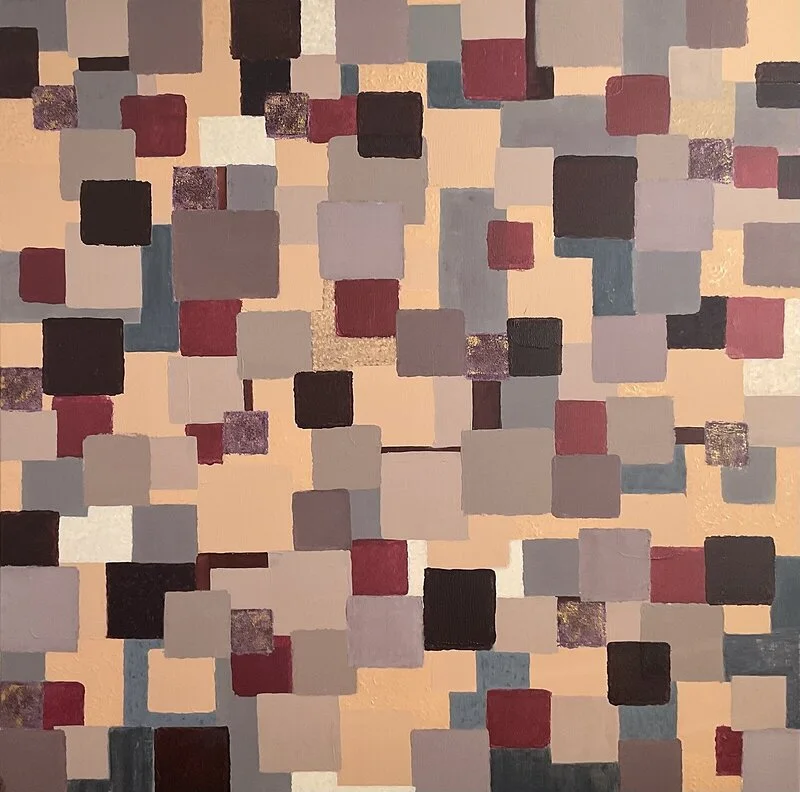 Akrylmålning Mosaik av lugn av Marina Bordovska