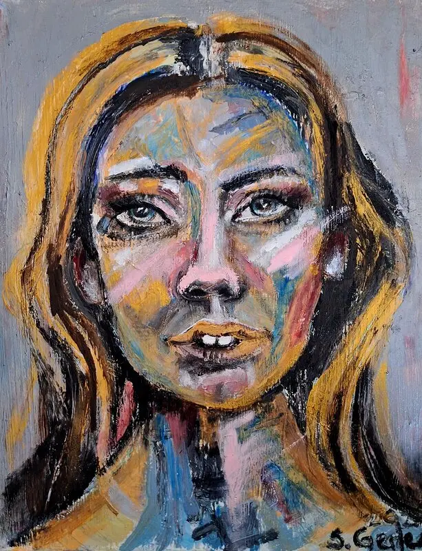 Akrylmålning Hängbar av Susanne Gerlecz