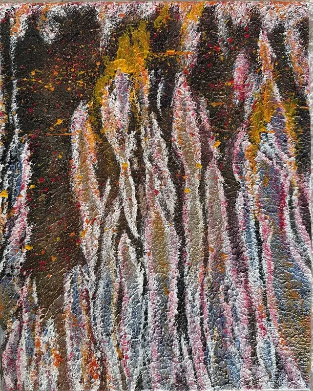 Akrylmålning av Zascha Nilsson