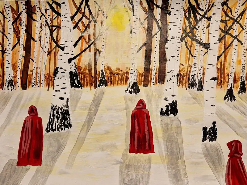 Akrylmålning Återkomsten av Therese Klaar