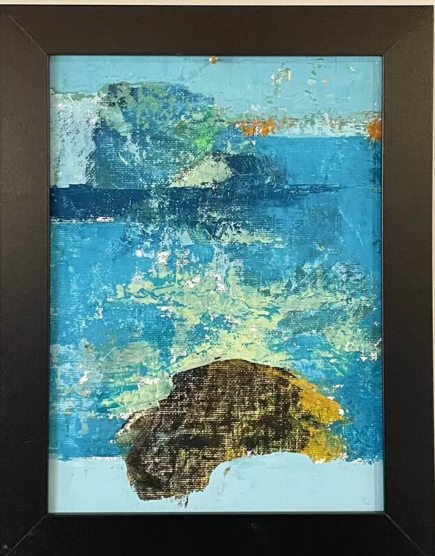 Akrylmålning Gotland av Anne Elina Turunen