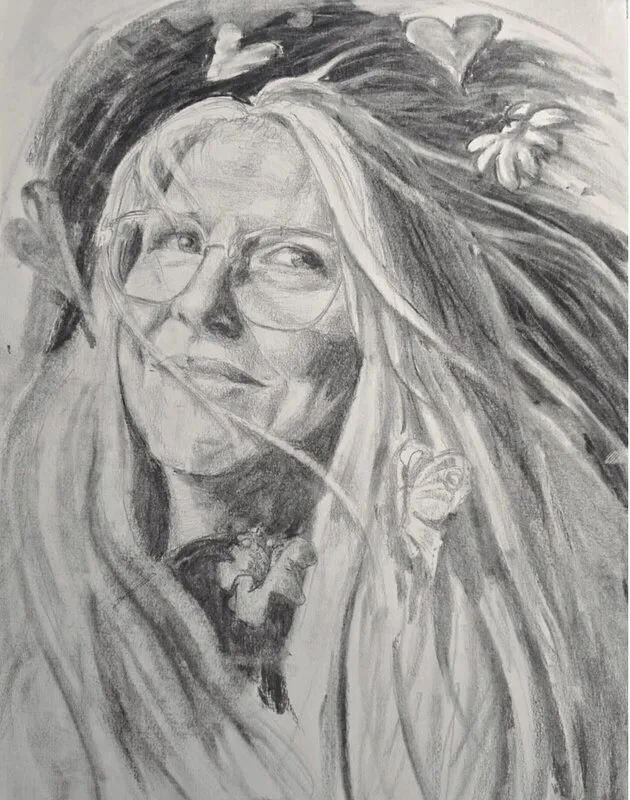 Självporträtt av Maria Crum
