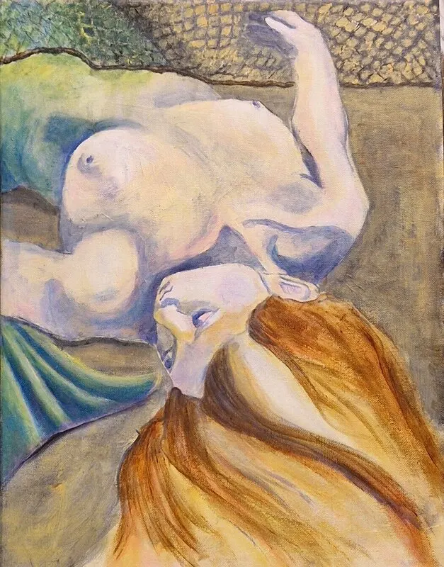 Akrylmålning av Marie Norgren