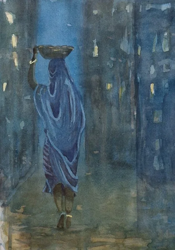Akvarell av Marie Norgren