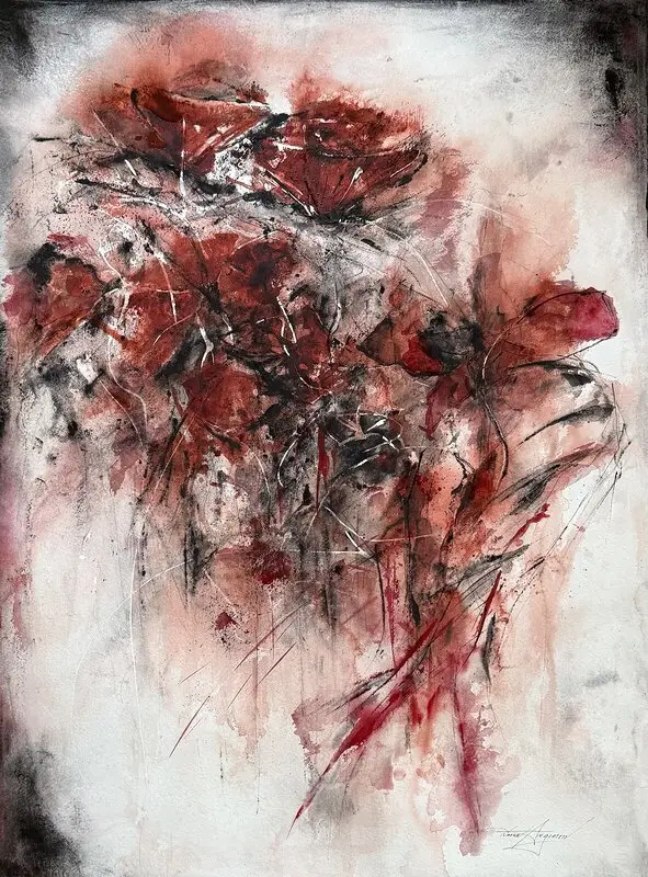 Akvarell The infinity of love av Dana Ingesson