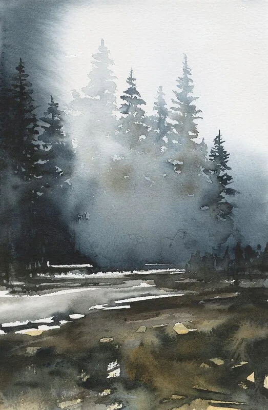 PRINT - Dimmig glänta av Malin Josefsson