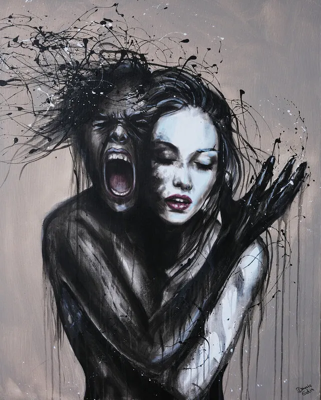 Akrylmålning The other side av Studio Edin