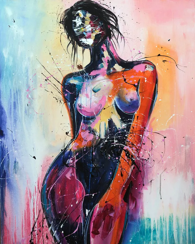 Akrylmålning Solara av Studio Edin