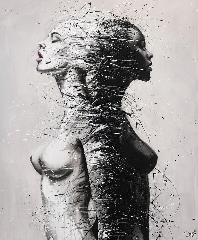 Akrylmålning Reflection av Studio Edin