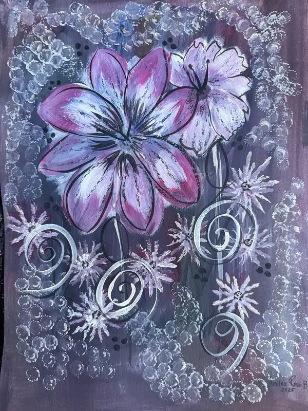 Akvarell 𝙰𝚄𝚁𝙾𝚁𝙰 av Monica Rose Bergström (Monixx)