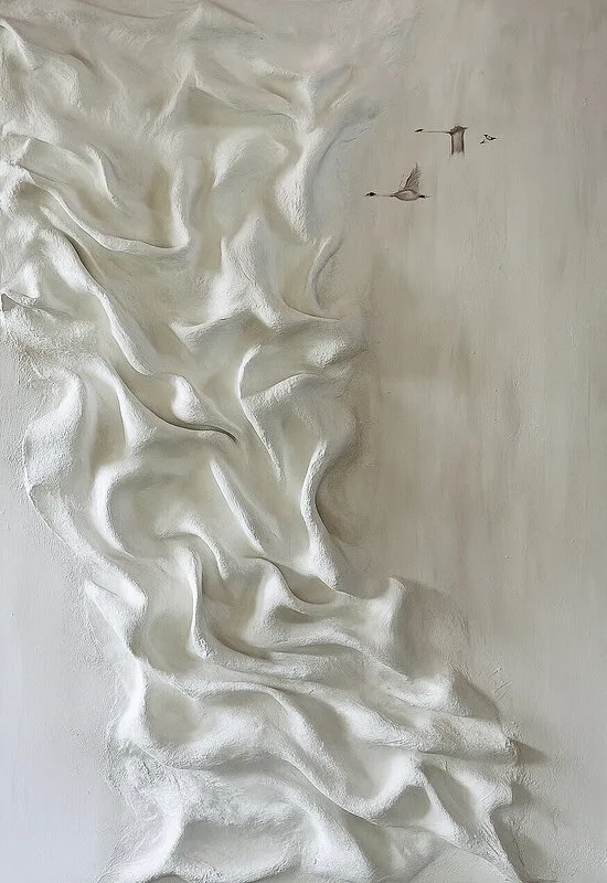 Akrylmålning Silent Journey av Emma Russo