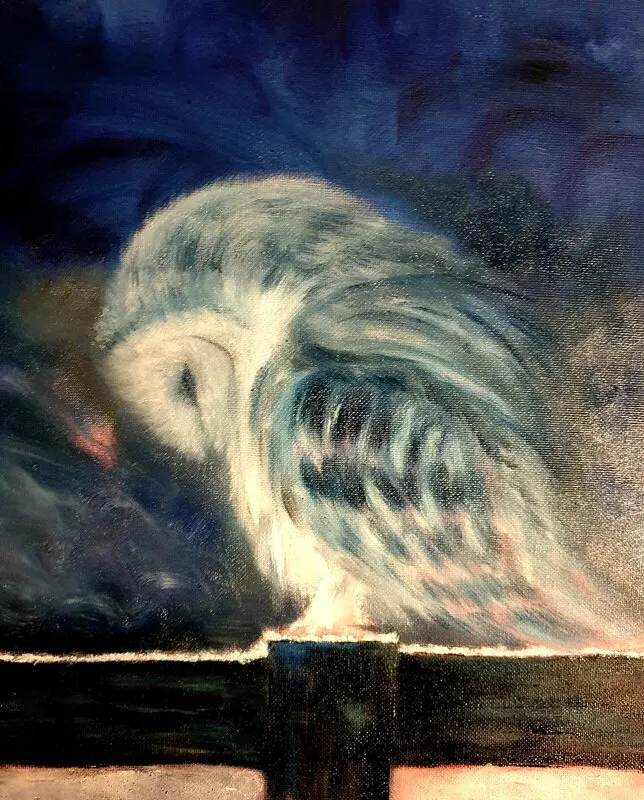 Oljemålning av Mia Sedvall