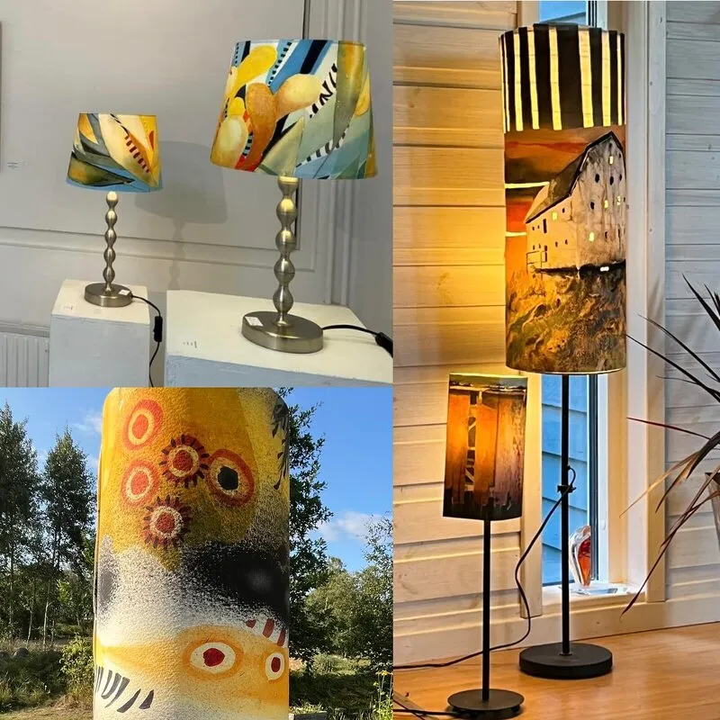 Akvarell När väggarna inte räcker till... av Margareta Palm