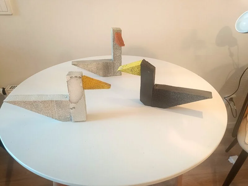 Skulptur Svenska fåglar av Charles Israelsson