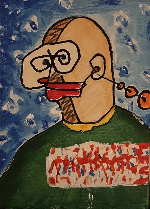Akrylmålning av Johan Marcus