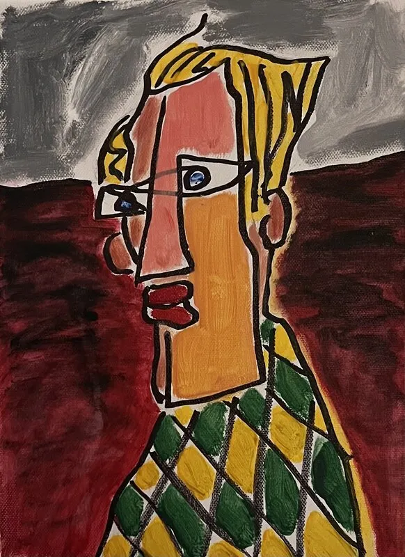 Akrylmålning av Johan Marcus