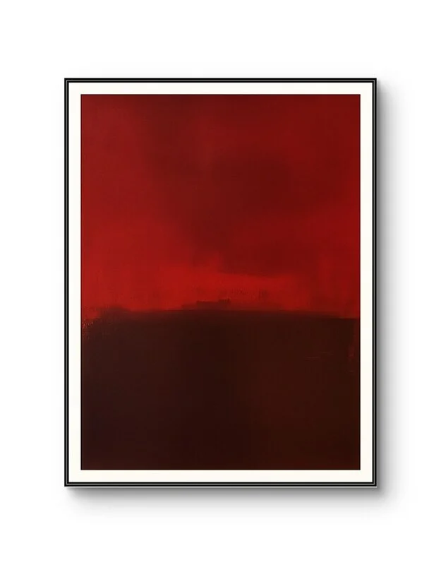 Akrylmålning Jesus blood never failed me yet av Rune Martinsen