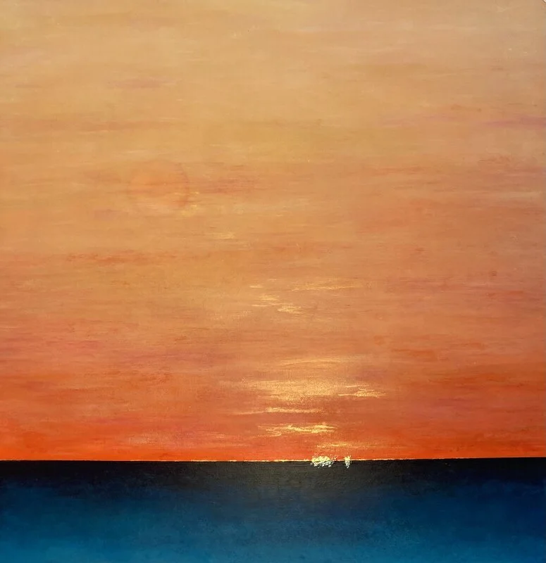 Akrylmålning Horisonten av Katarina Westerlund