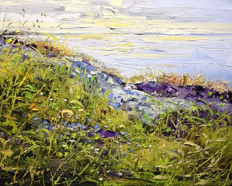 Oljemålning The spot av Sonja Brussen