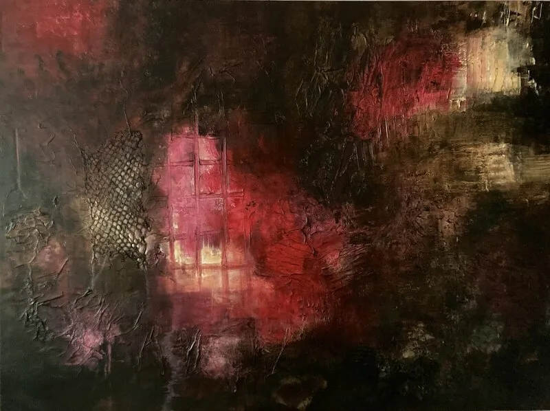 Akrylmålning Frihetslängtan av Katarina Westerlund