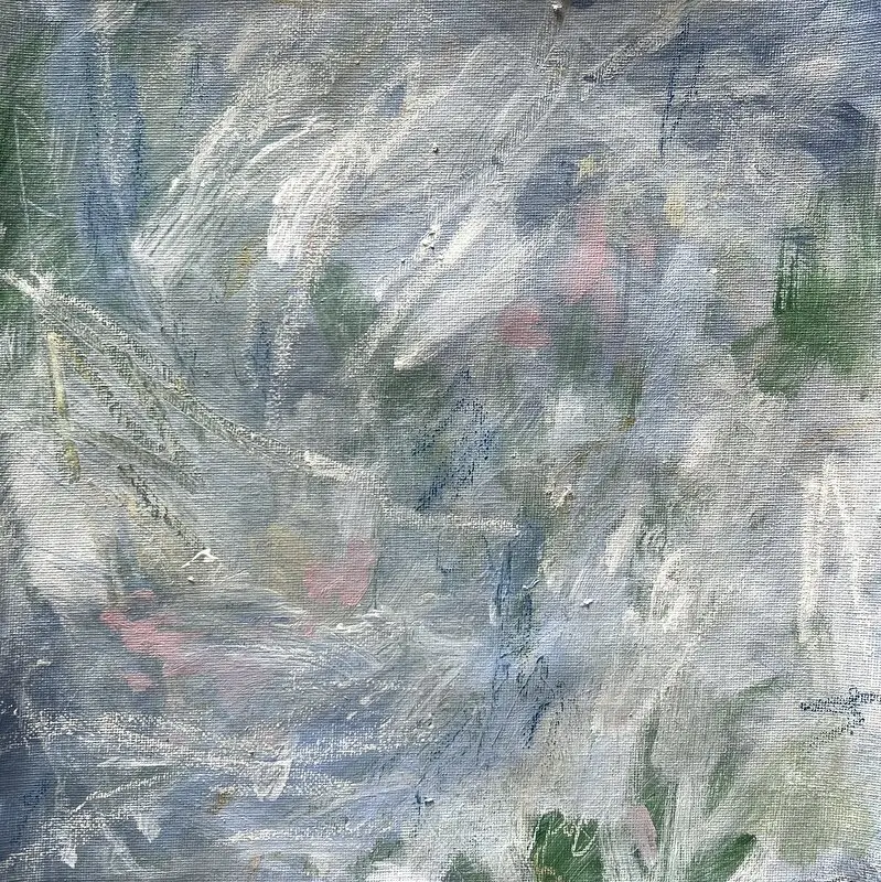 Akrylmålning Untitled av Veronica Fuchs