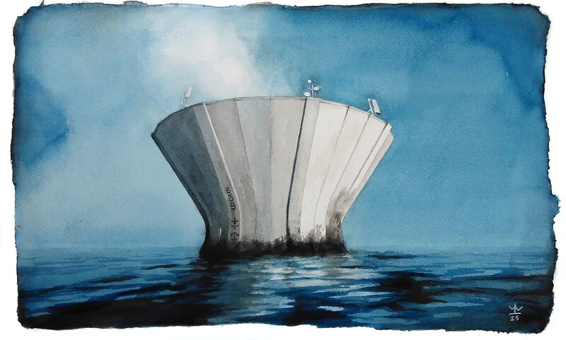 Akvarell Infinite Abundance av Lennart Lusth Wijkander