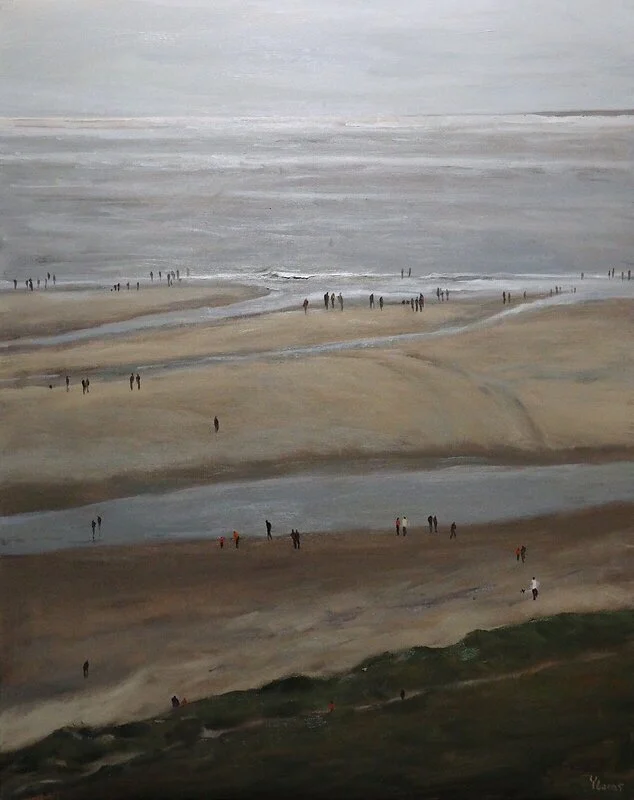 Oljemålning Lågvattnet av Yuanyuan Liu