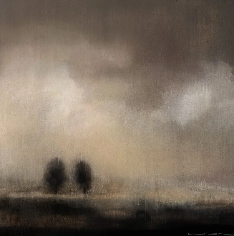 Akrylmålning Oktober av Wilma Dagmar Norman