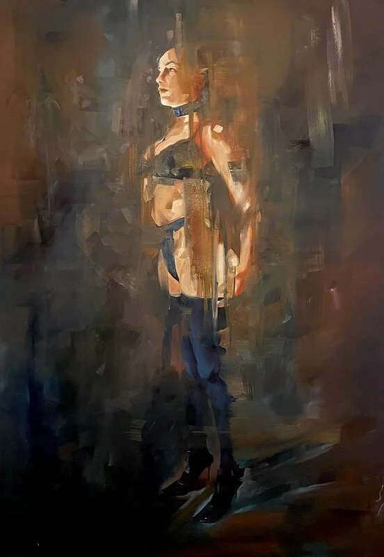 Oljemålning Serenity av Karin Hedenvind