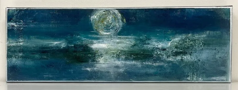 Akrylmålning Moonlight av Maria Hamberg