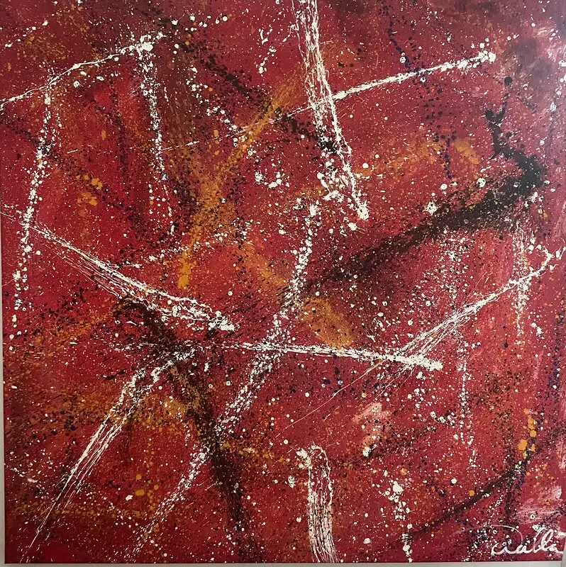 Oljemålning EVH av Håkan Vallin