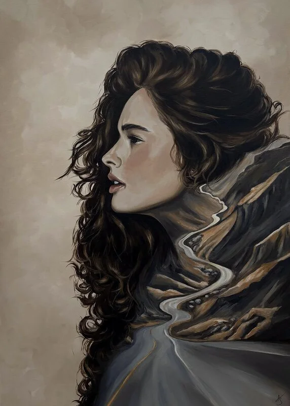 Akrylmålning The Way Within av Alyona Siergieieva - Designfull Art