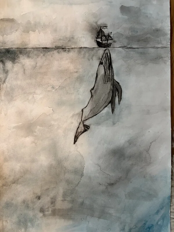 Akvarell I blindo av Amanda Lindh