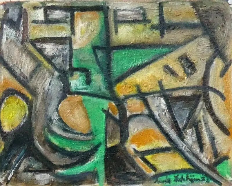 Oljemålning Soluppgång av Svante Lutström