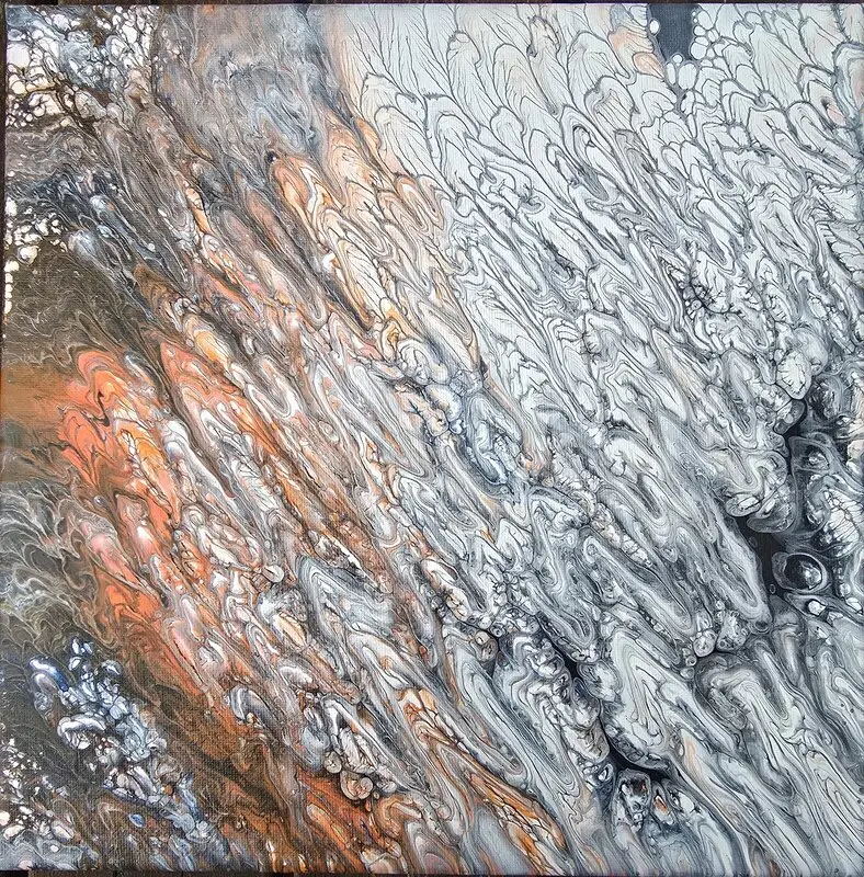 Akrylmålning Emberfall av Marita Westerberg