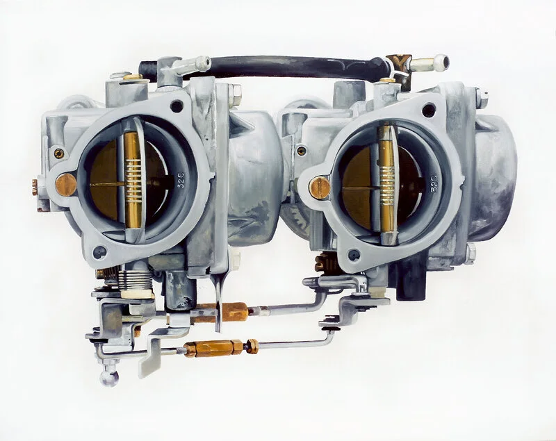 Oljemålning Carburetor Core 1 av Åza Mårtensson