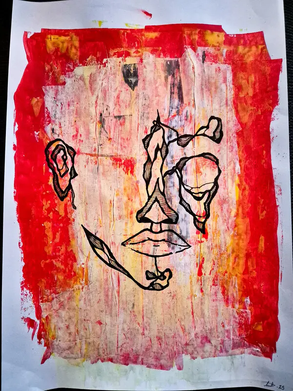 Akvarell Röda sigillet av Isac Holmgren