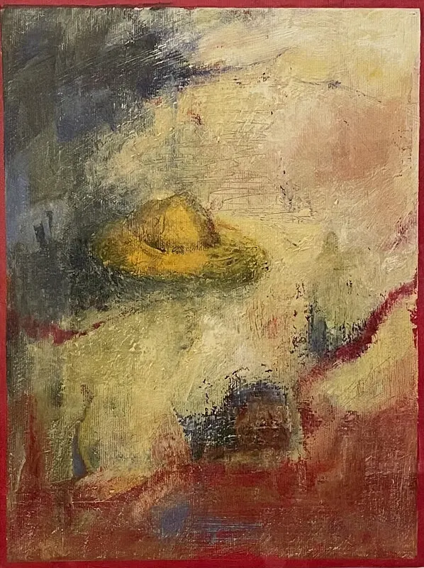 Akrylmålning En stunds vila av Kina Thorsell