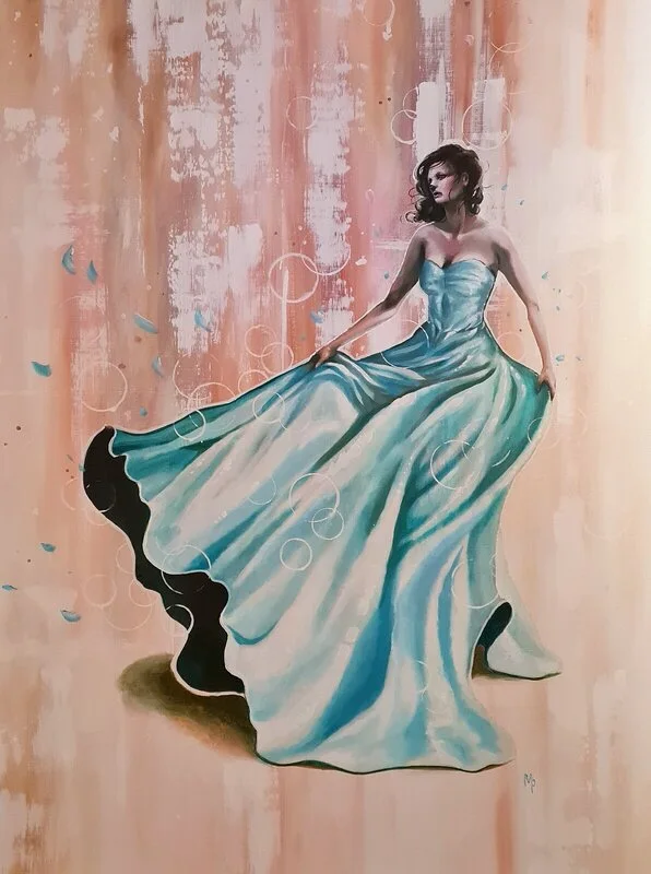 Akrylmålning - If you feel lost, Follow the Wind - av Mimmi MPs ArtCreations Pettersson