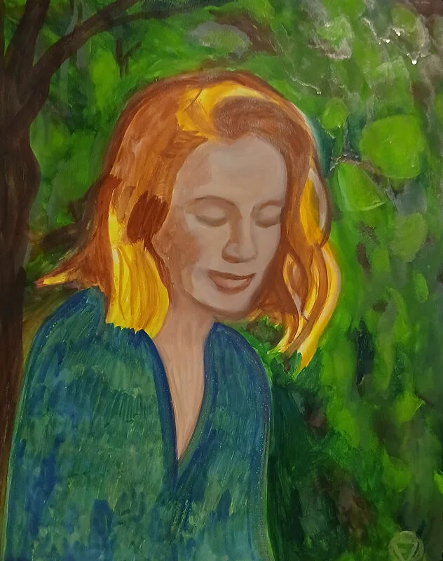 53 ) Elizabeth Lail in the Woods. av Victor Finnigan