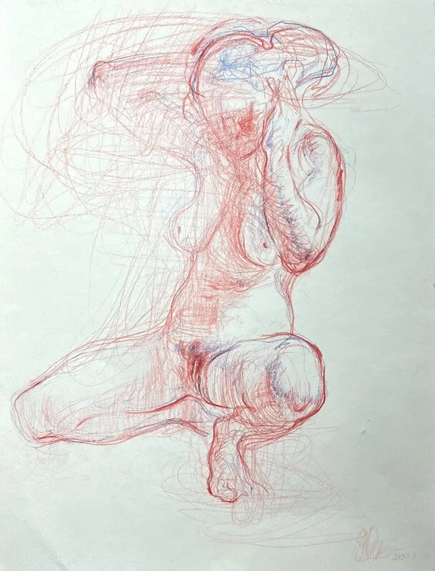 Nude skiss av Yuliia Levytska