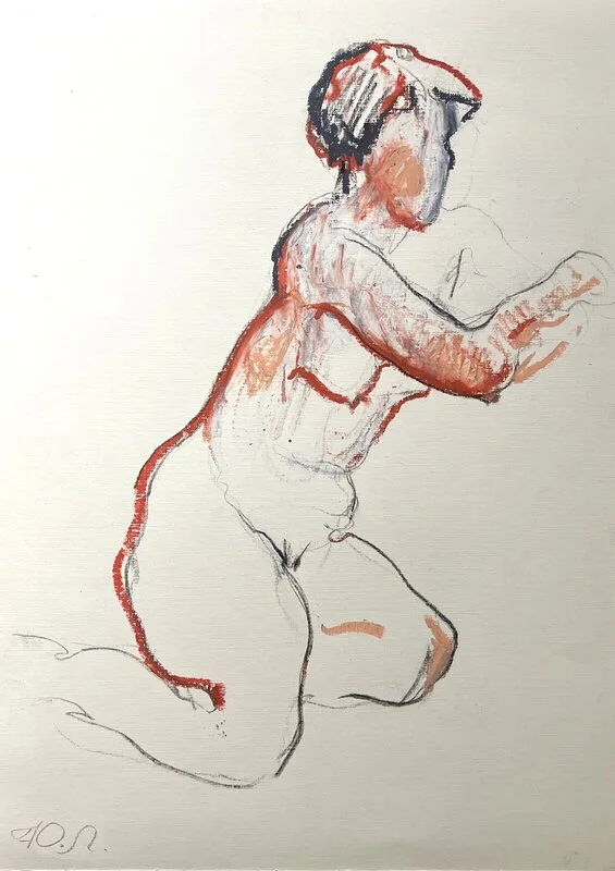 Nude sketch av Yuliia Levytska